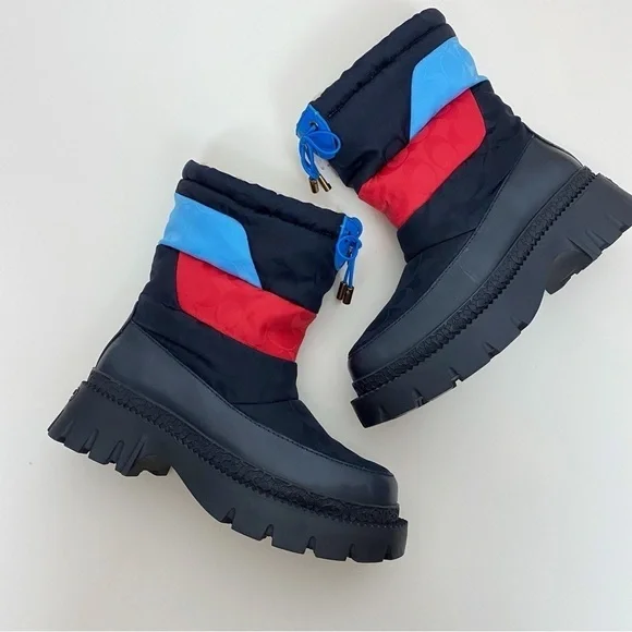 Coach Runaway Cold Weather Winter Snow Boots Puffer Moon - Picture 3 of 10